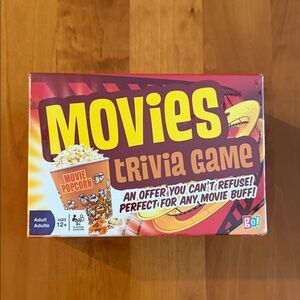 Movies Trivia Game • Factory Sealed • 220 Cards • Perfect for Movie Fans